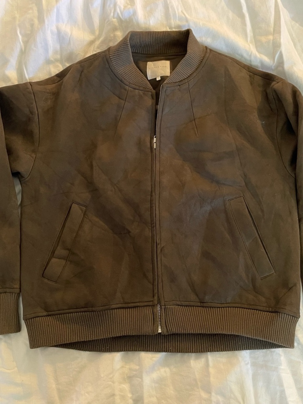Classic Brown Bomber Jacket